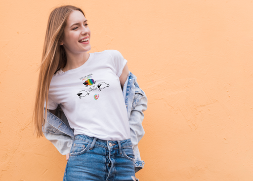 CAMISETA OVEJA ARCOIRIS ORGULLO '25🌈